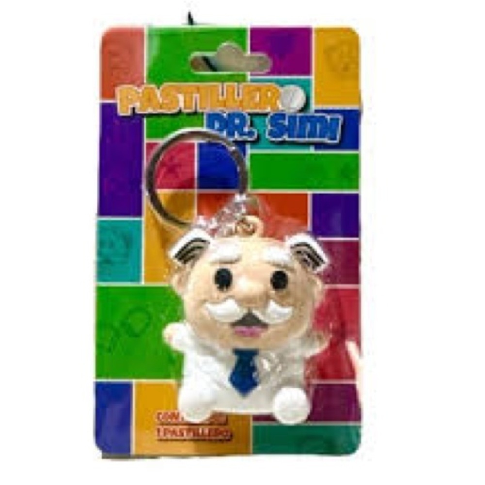 Dr. Simi Keychain Pillbox with White and Blue Details Dr. Simi Pastillero UNISEX - Picture 6 of 6